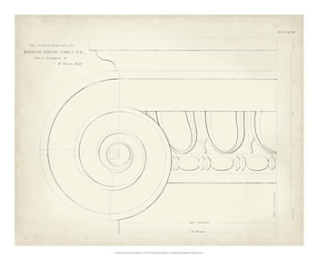 Greek &amp; Roman Architecture VII by Thomas Kelly art print