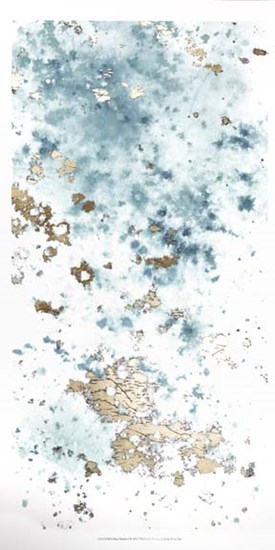 Blue Nebula I - Metallic Foil by June Erica Vess art print