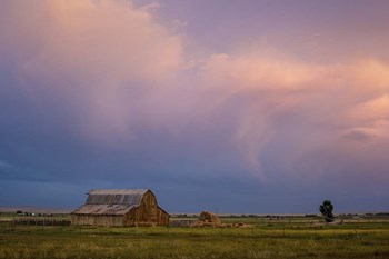 Stormy Barn 03 by Dan Ballard art print