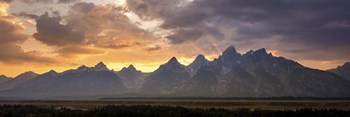 Mountains Panorama by Dan Ballard art print