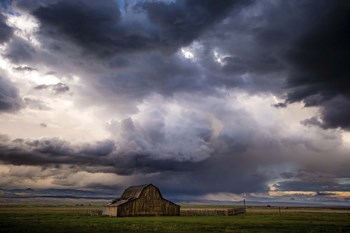 Stormy Barn 04 by Dan Ballard art print