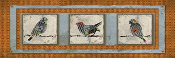 Three Birds by Jean Plout art print