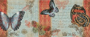 Three Butterflies by Jean Plout art print