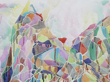 Mount Sidley by Lauren Moss art print