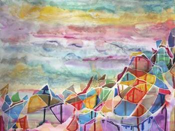 Mount Blessing by Lauren Moss art print