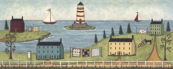 Lighthouse Island by Robin Betterley art print