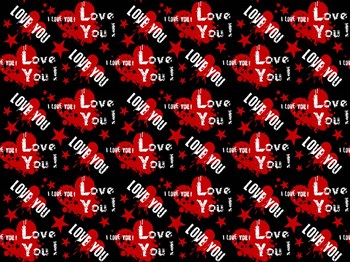 Love You 3 by Roseanne Jones art print
