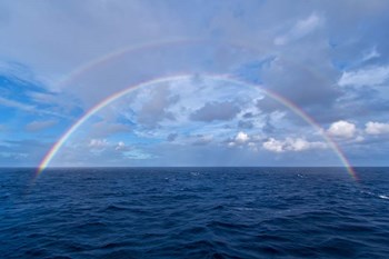 Double rainbow over the Atlantic Ocean by Alan Dyer/Stocktrek Images art print