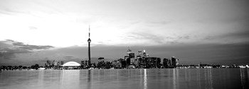 Toronto, Canada (black &amp; White) by Panoramic Images art print