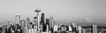 Skyline, Seattle, Washington State by Panoramic Images art print