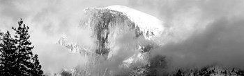 Mountain Covered With Snow, Half Dome, Yosemite National Park, California by Panoramic Images art print
