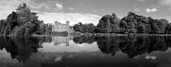 Reflection of a castle in water, Johnstown Castle, County Wexford, Ireland by Panoramic Images art print