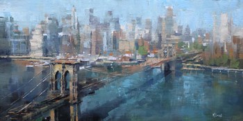 Brooklyn Bridge by Mark Lague art print