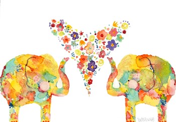 All about the love by Wyanne art print