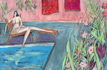 Big Diva Nude - Seeking by Wyanne art print