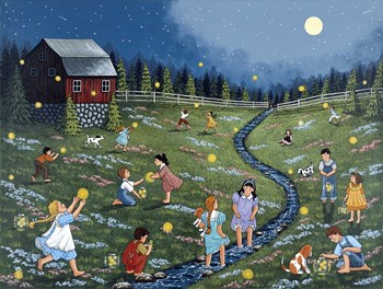 Chasing Moonbeams by Sheila Lee art print