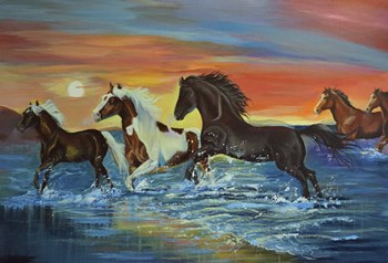 Horizon 2 by Sue Clyne art print