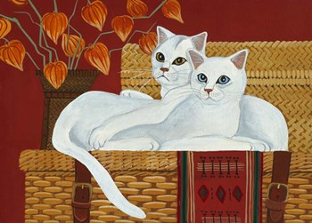 Smudge And Ellie by Jan Panico art print