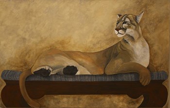 She&#39;s a Cougar by Jan Panico art print