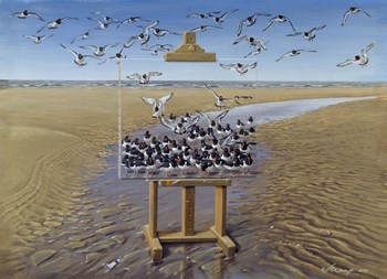 Oyster Catchers by Harro Maass art print