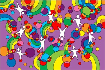 Pop Art Playground by Howie Green art print