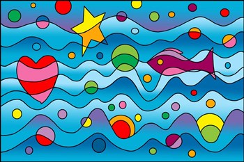 Underwater by Howie Green art print