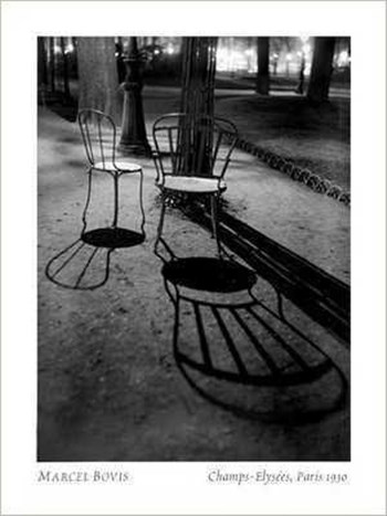 Champs-Elysees, Paris 1930 by Marcel Bovis art print