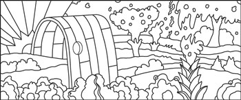 Rainbow Tunnel by Howie Green art print