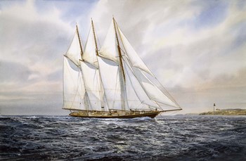 Schooner  "Atlantic" by Jack Wemp art print