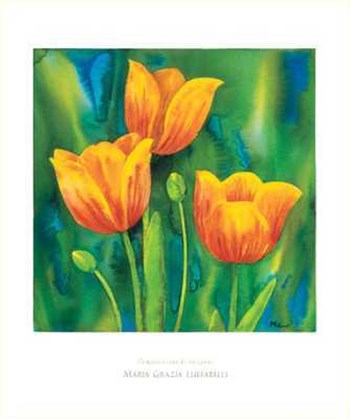 Composizione di Tulipani by Maria Grazia Luffarelli art print