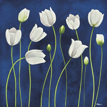 Tulipani Danzanti by Maria Grazia Luffarelli art print