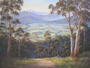 Afternoon Light - Mt. Beauty by John Bradley art print