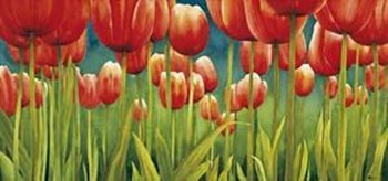 Mg Luffarelli - Fra I Tulipani by Maria Grazia Luffarelli art print