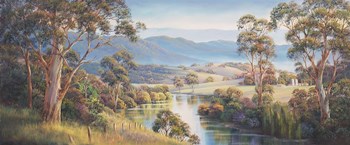 Murray Valley Autumn by John Bradley art print