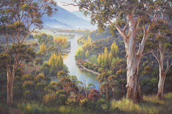 Tumut Atmospherics by John Bradley art print