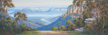 Upper Reaches Of The Warragamba by John Bradley art print
