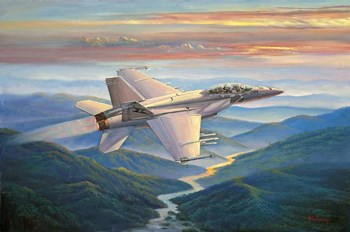 Sunset Sortie by John Bradley art print