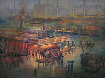 Penny Fare by John Bradley art print