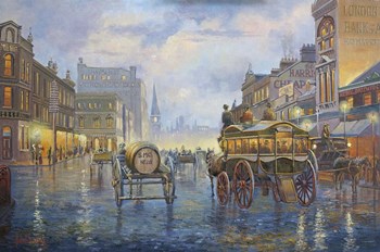 City Lights by John Bradley art print