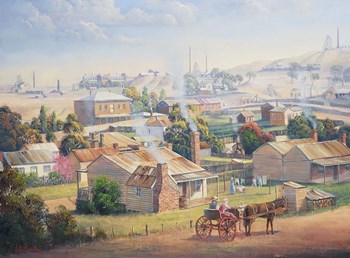 Days Of Gold by John Bradley art print