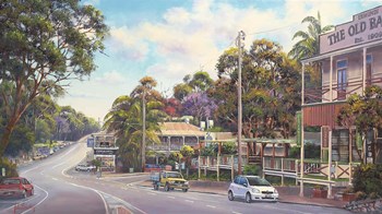 Sunday Afternoon - Eumundie by John Bradley art print