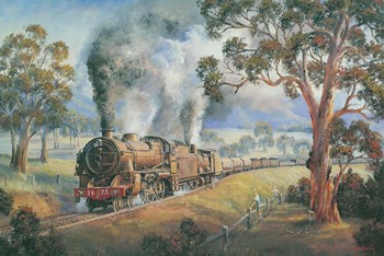 A Friendly Wave by John Bradley art print