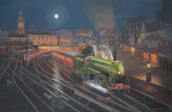 Evening Departure by John Bradley art print
