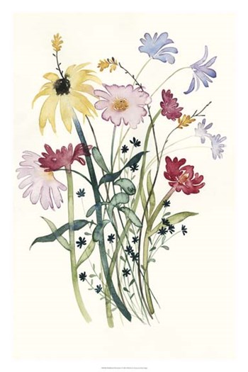 Wildflower Watercolor I by Grace Popp art print