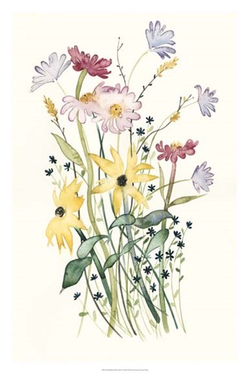 Wildflower Watercolor II by Grace Popp art print