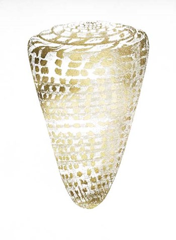 Gold Foil Shell I by Vision Studio art print