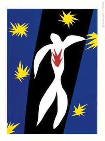 Chute d&#39;Icare by Henri Matisse art print