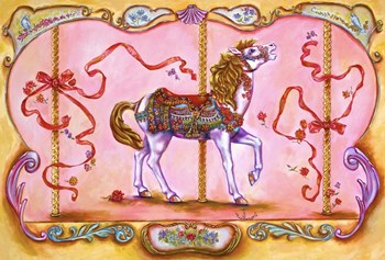 Carousel Horse by Judy Mastrangelo art print