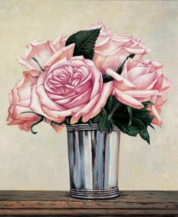 Pink Roses I by Jill Deveraux art print