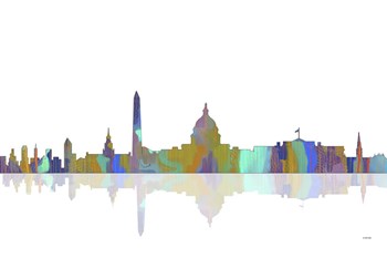 Washington DC Skyline 2 by Marlene Watson art print